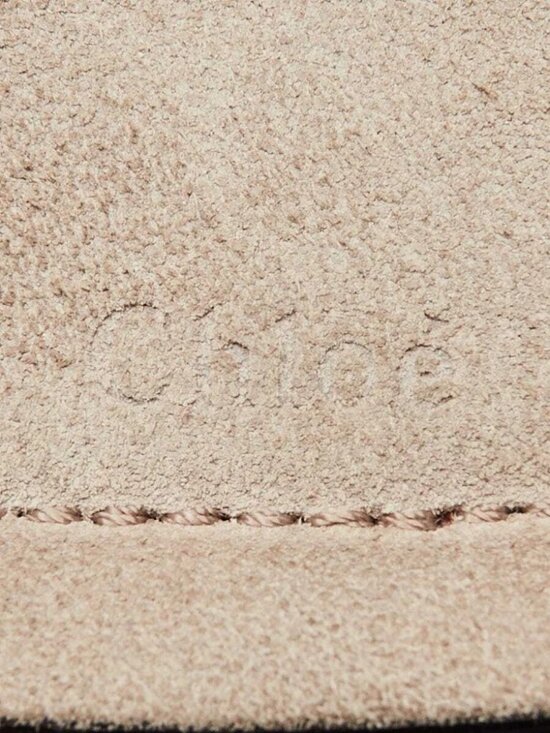 Chloe Motty Grey Leather/Suede Small Faye Backpack Bag